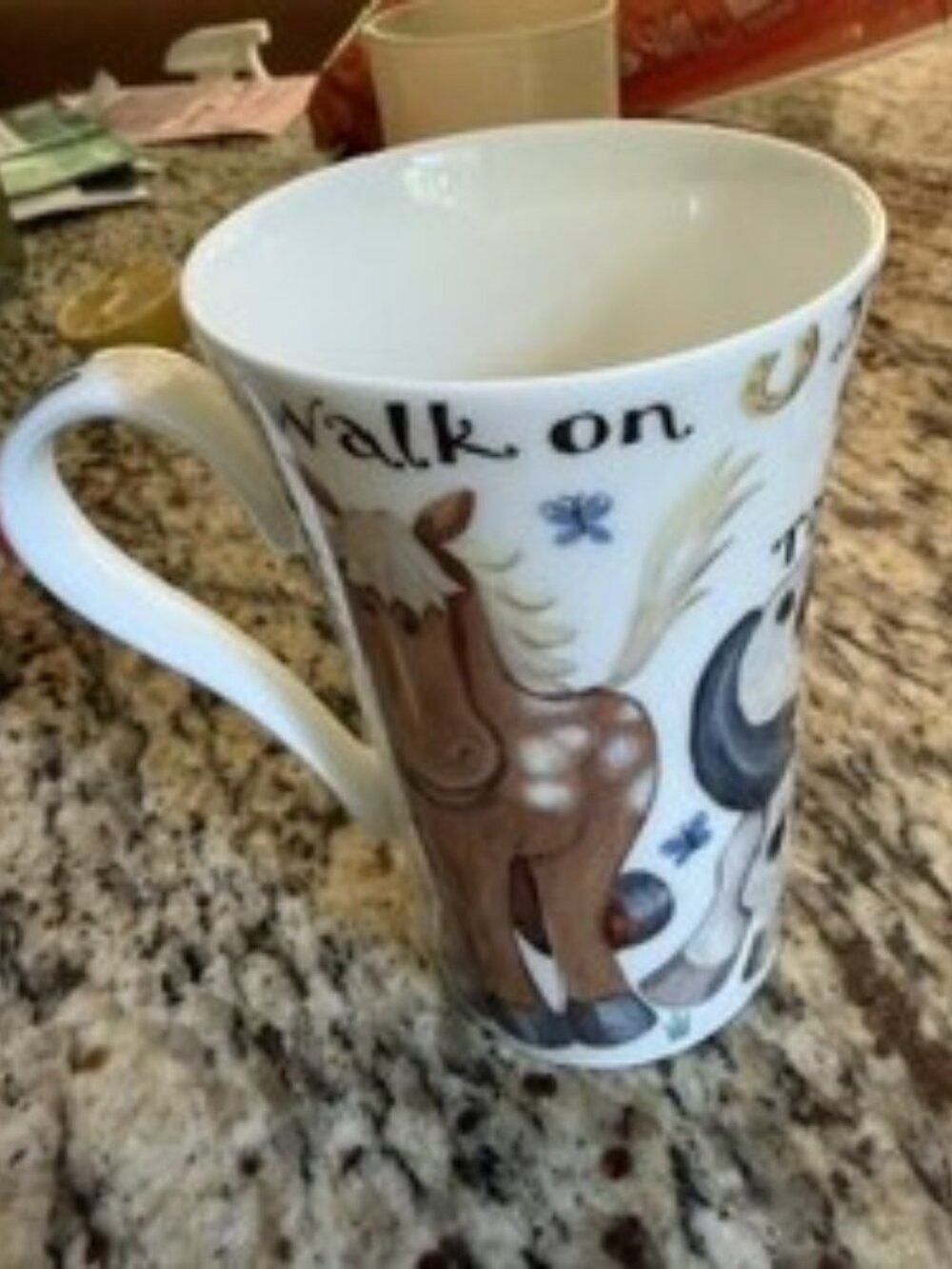 Authentic Vintage Roy Kirkham Saddle Up Fine Bone china Mug